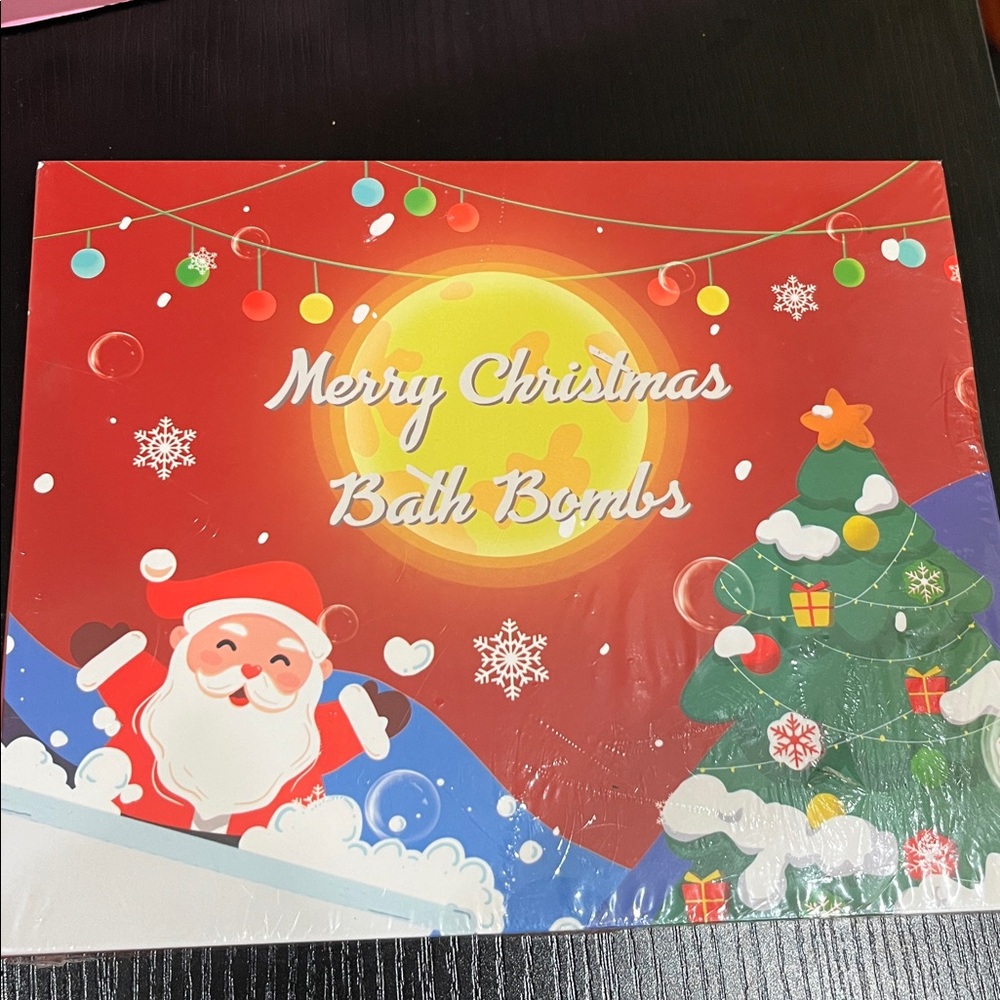 Merry Christmas Bath Bombs Set 12 Pack New